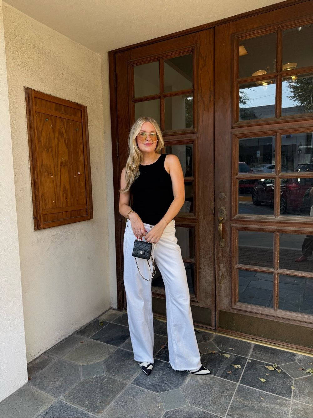 Abercrombie White denim jeans